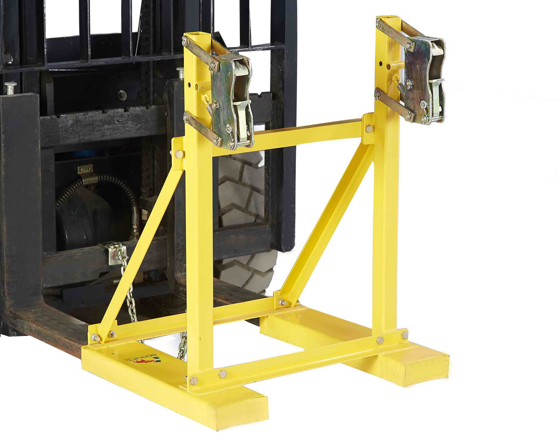 经济型桶夹mini-2a 重型双桶夹 叉车用桶夹 拆卸式桶夹 双桶单夹