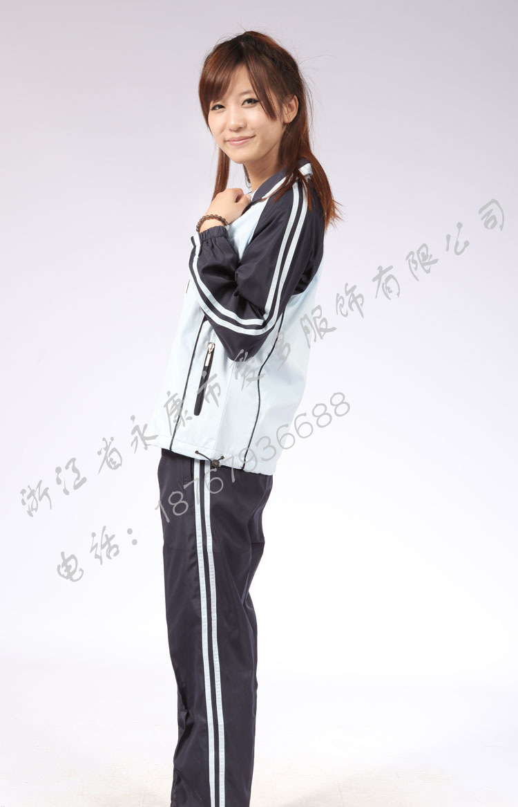 大学生校服定做 情侣校服套装黑白运动服青少年校服黑白款春秋季