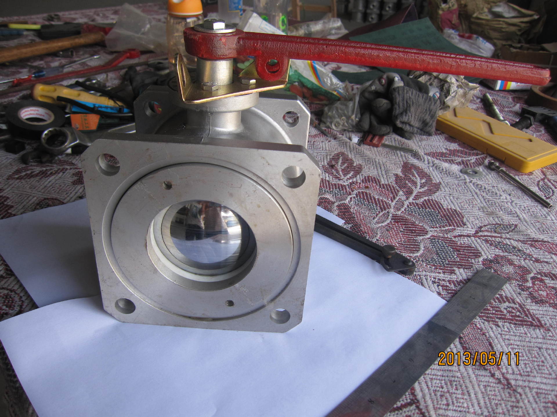 槽车方法兰球阀 铝合金直通球阀 手动