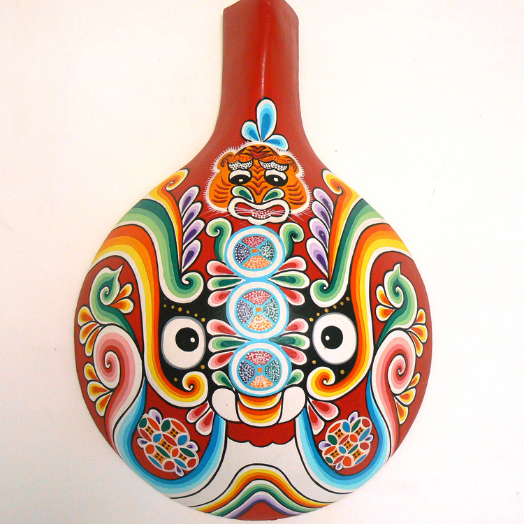 纯手工制作特色礼品,挂件,马勺脸谱,陕西特色手绘脸谱