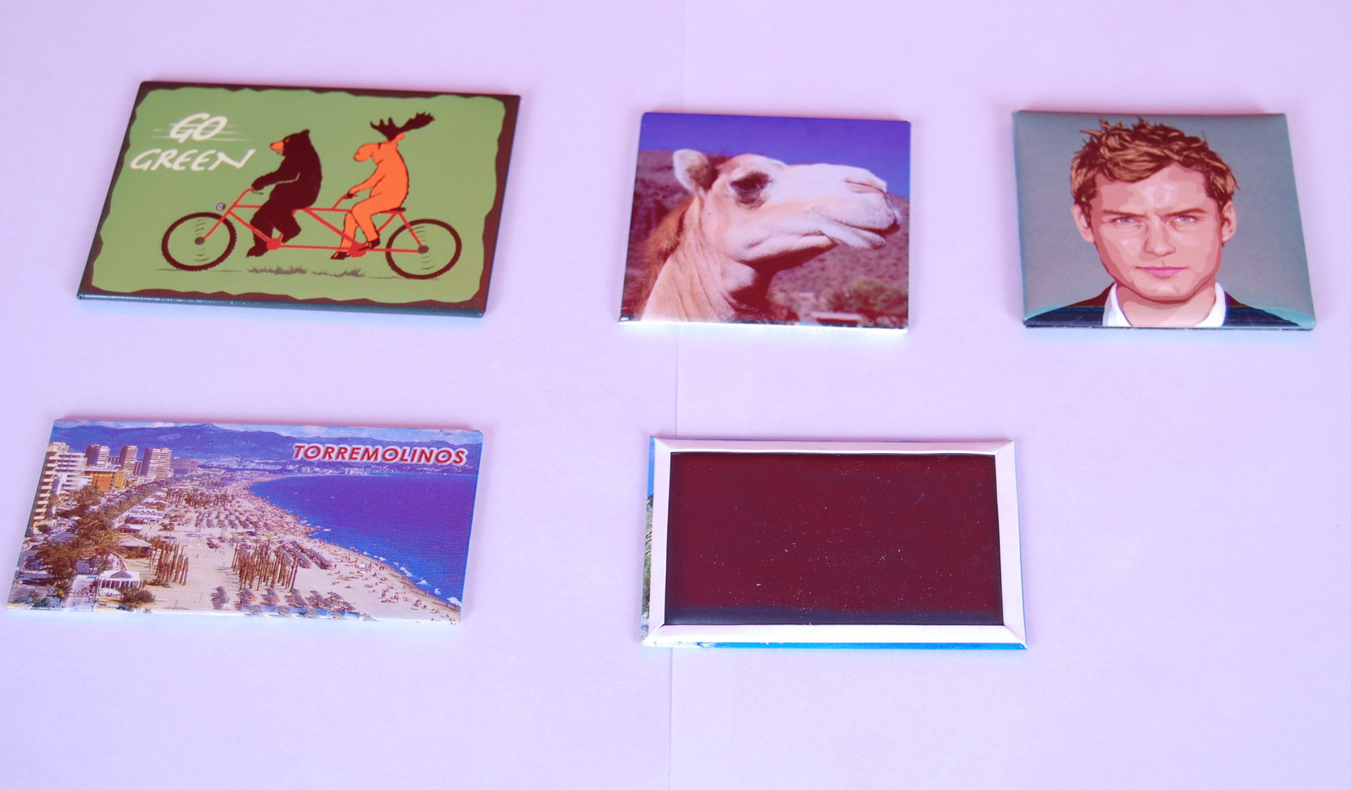 批发采购金属工艺品-[厂家供应]四色印刷包纸马口铁冰箱贴批发采购