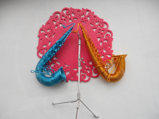 【厂家直销】全手工铜色漆包线自行车模型工艺礼品赠品广告促销品