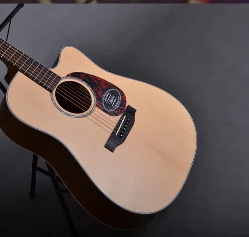 吉他 拉维斯吉他 nightwish 阿斯云杉 玫瑰木单板民谣吉他n-800d图片