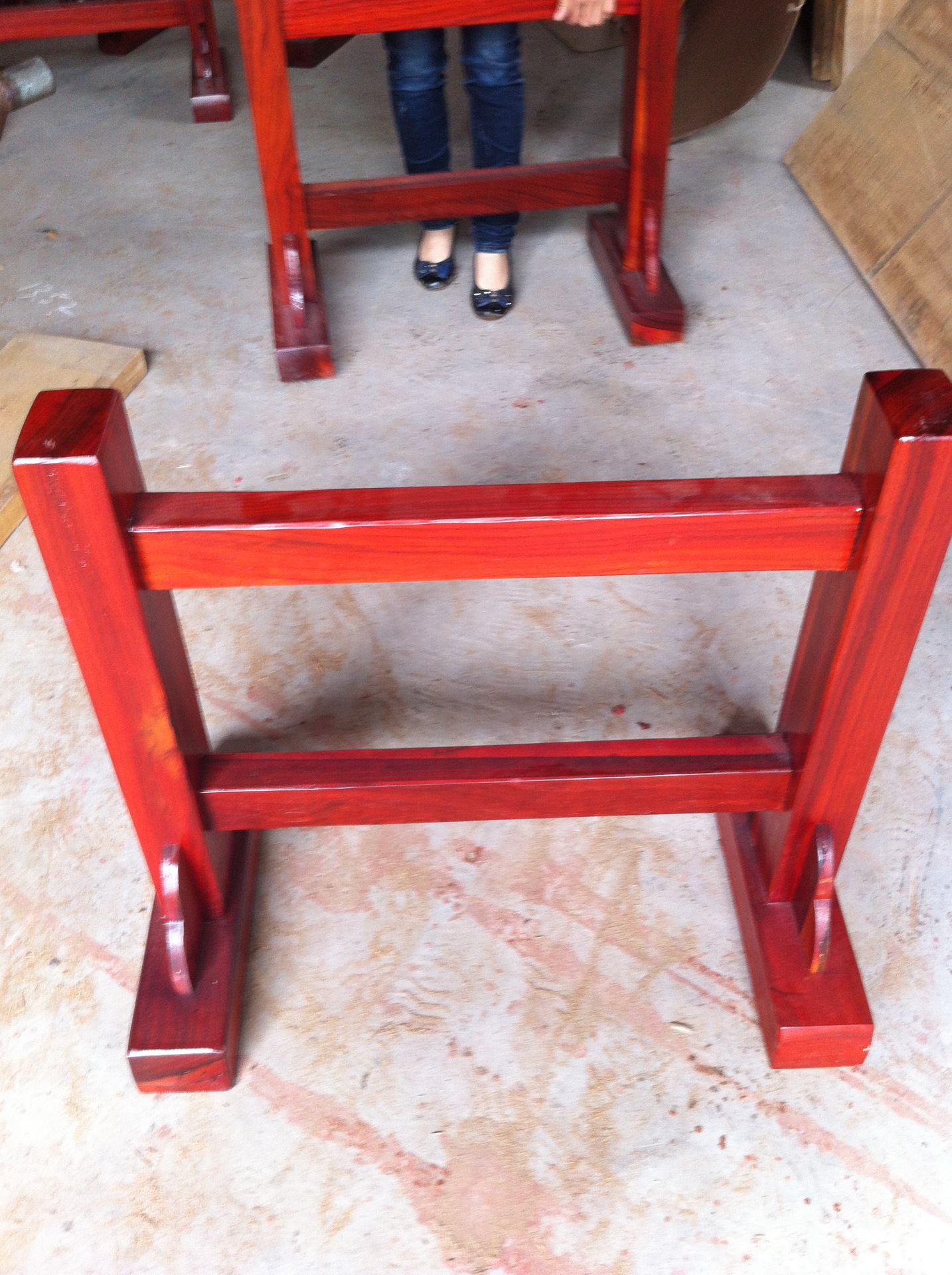 实木大板 桌脚 脚垫 花梨木