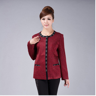 批发采购中老年女装-一件代发中老年女装春季新品中老年春装外套时尚