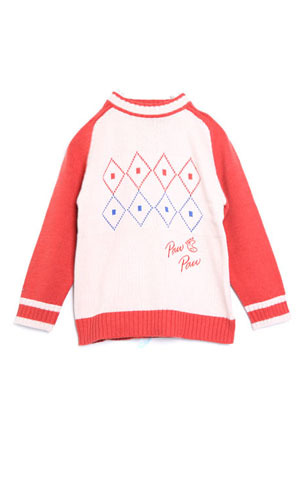 bb1-11 儿童毛衣 绣方形字母图款 童毛衣童装批发