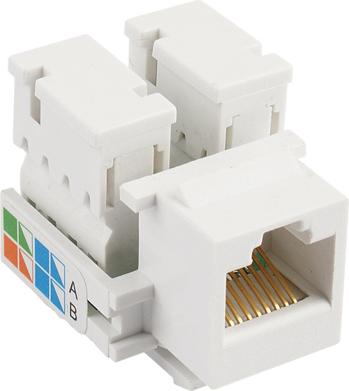 网络模块超五类模块,六类模块,电脑电话模块弱电信息amp模块