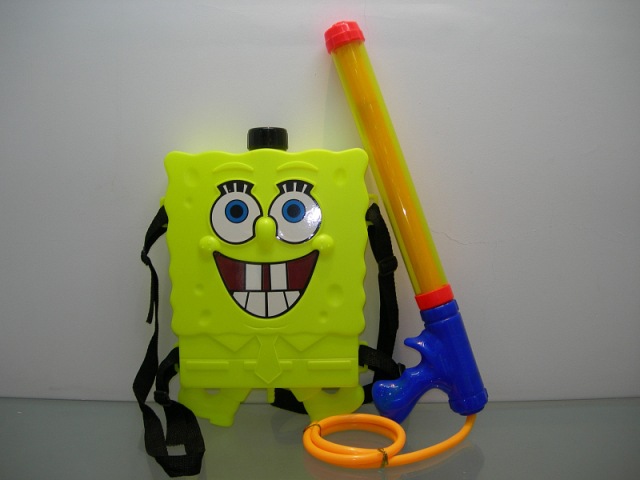 海绵宝宝背包 水枪