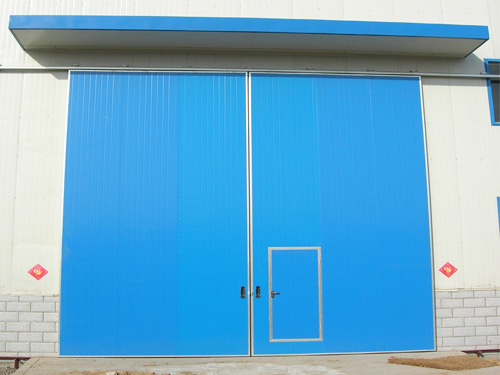 供应厂房大型复合板平移门车库门卷闸门工业门