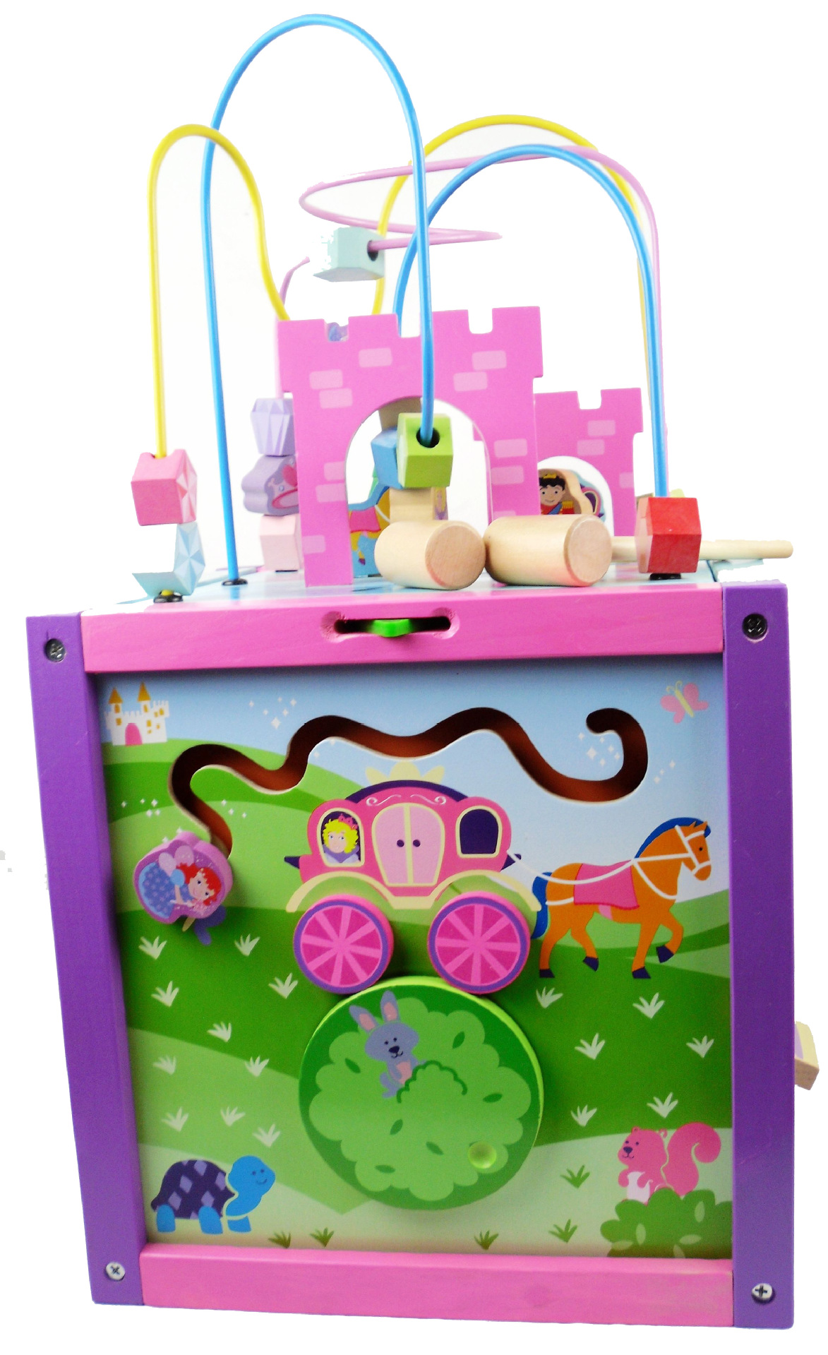 批发供应木制儿童玩具益智 多功能大绕珠百宝箱 宝宝3岁以下玩具