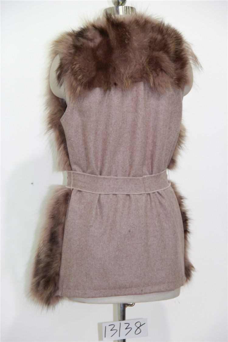 2014春款狐狸毛马甲 海宁狐狸马甲 狐狸衣服 皮草服装