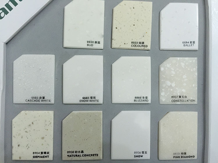 广东深圳全网特价 颜色样板人造石 国产纯亚克力人造石天然大理石加工