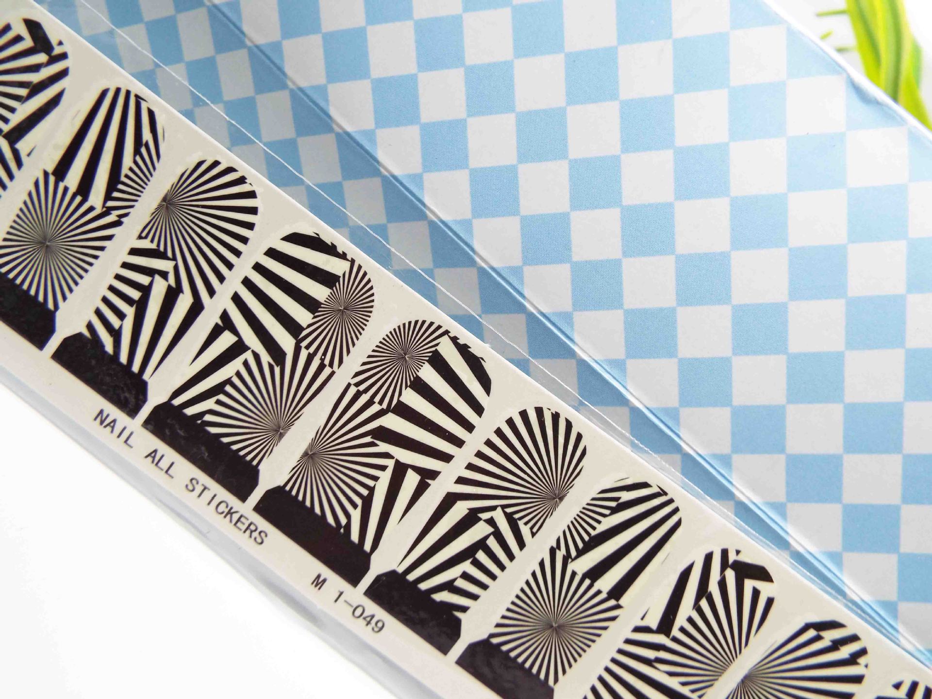 美甲假指甲贴系列之 水转印指甲贴, 指甲贴花