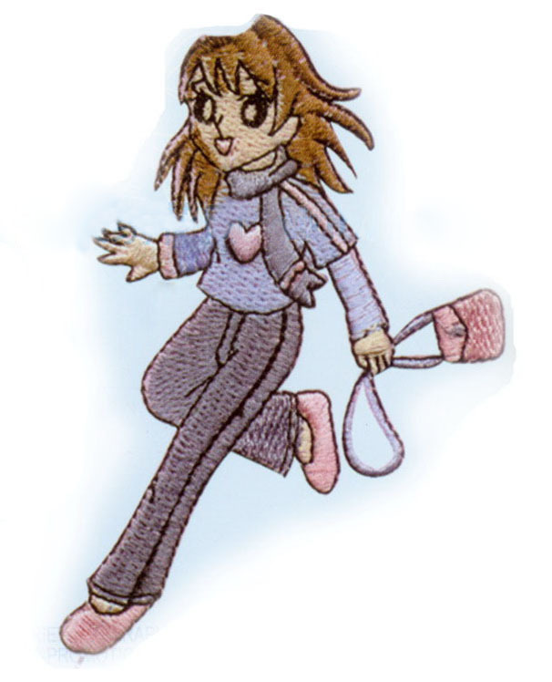 批发电脑绣花 可爱卡通人物刺绣布贴