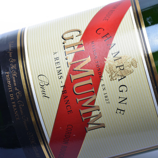 品牌直供 洋酒代理商 mumm 玛姆红带 特级干型 香槟 750ml