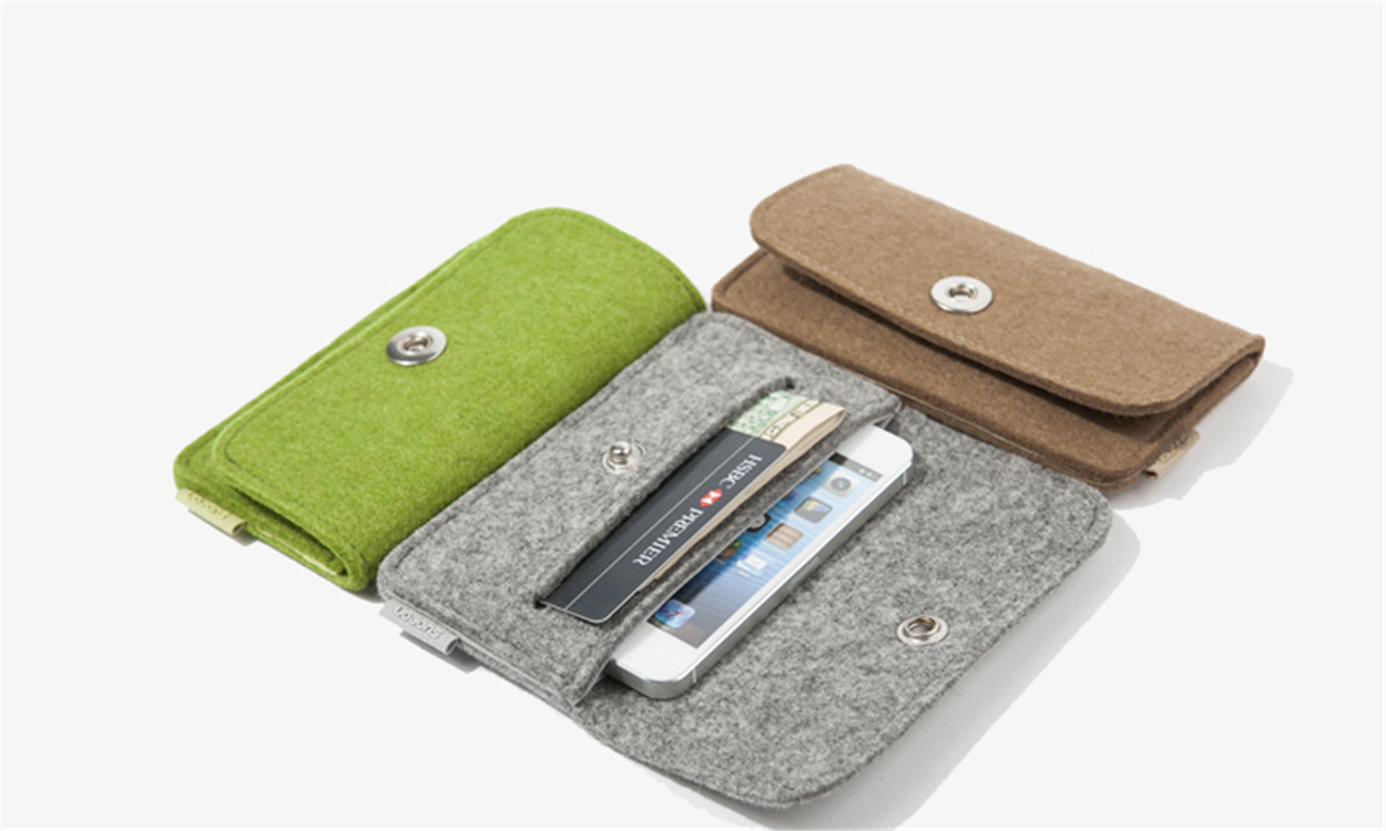 【德良毛毡】 苹果手机包 带卡包 各种款式