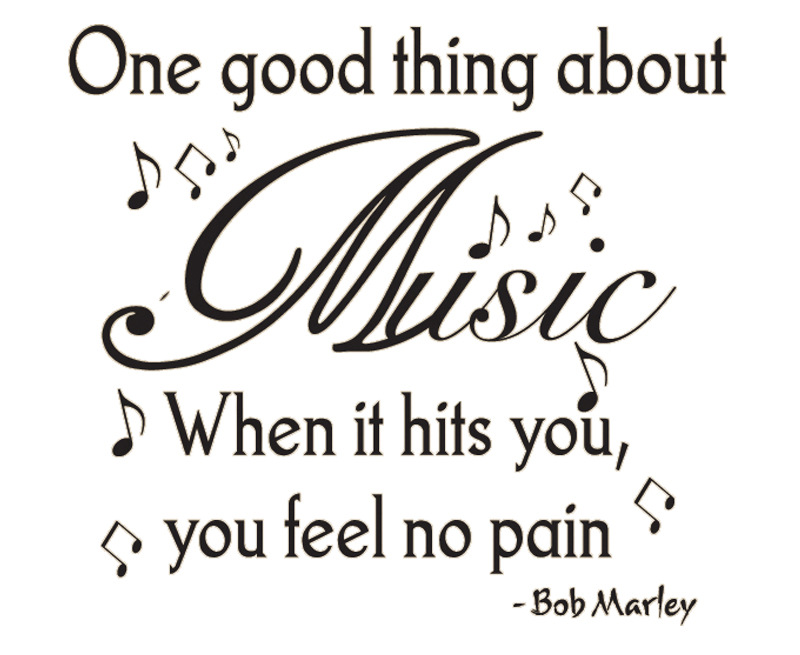 英文诗musice马利音乐教室舞蹈琴行布置装饰pvc外贸墙贴定制g310