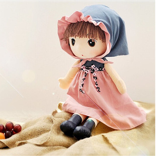 原创正版童话菲儿女孩布娃娃小红帽毛绒玩具洋娃娃玩偶生日礼物