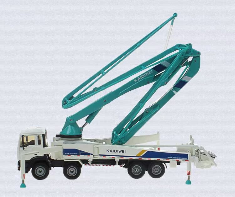 1:55 混凝土泵车 凯迪威合金工程车 仿真模型玩具批发 620025