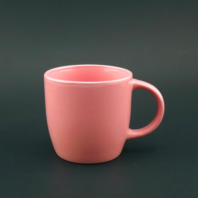 纯色陶瓷马克杯/环保优质/带图案/淄博博山博瑞陶瓷/时尚简约_杯子