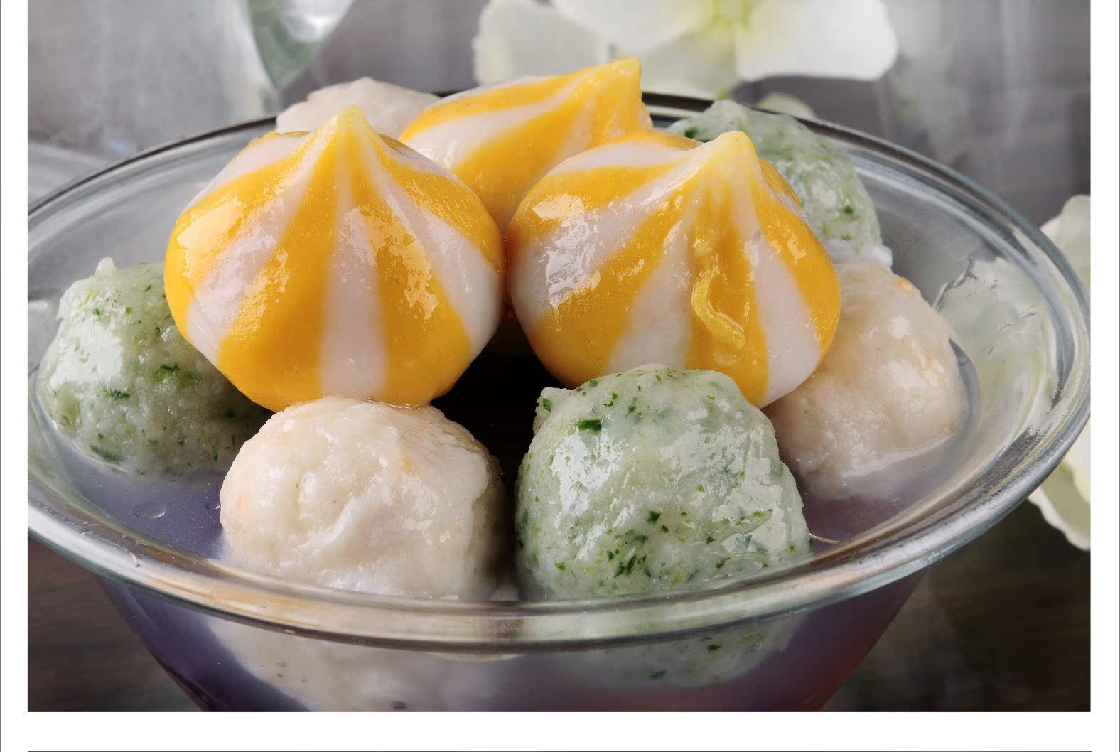 渔播-海胆仙桃 海胆丸 豆捞火锅餐饮配送 冷冻食品 鱼丸