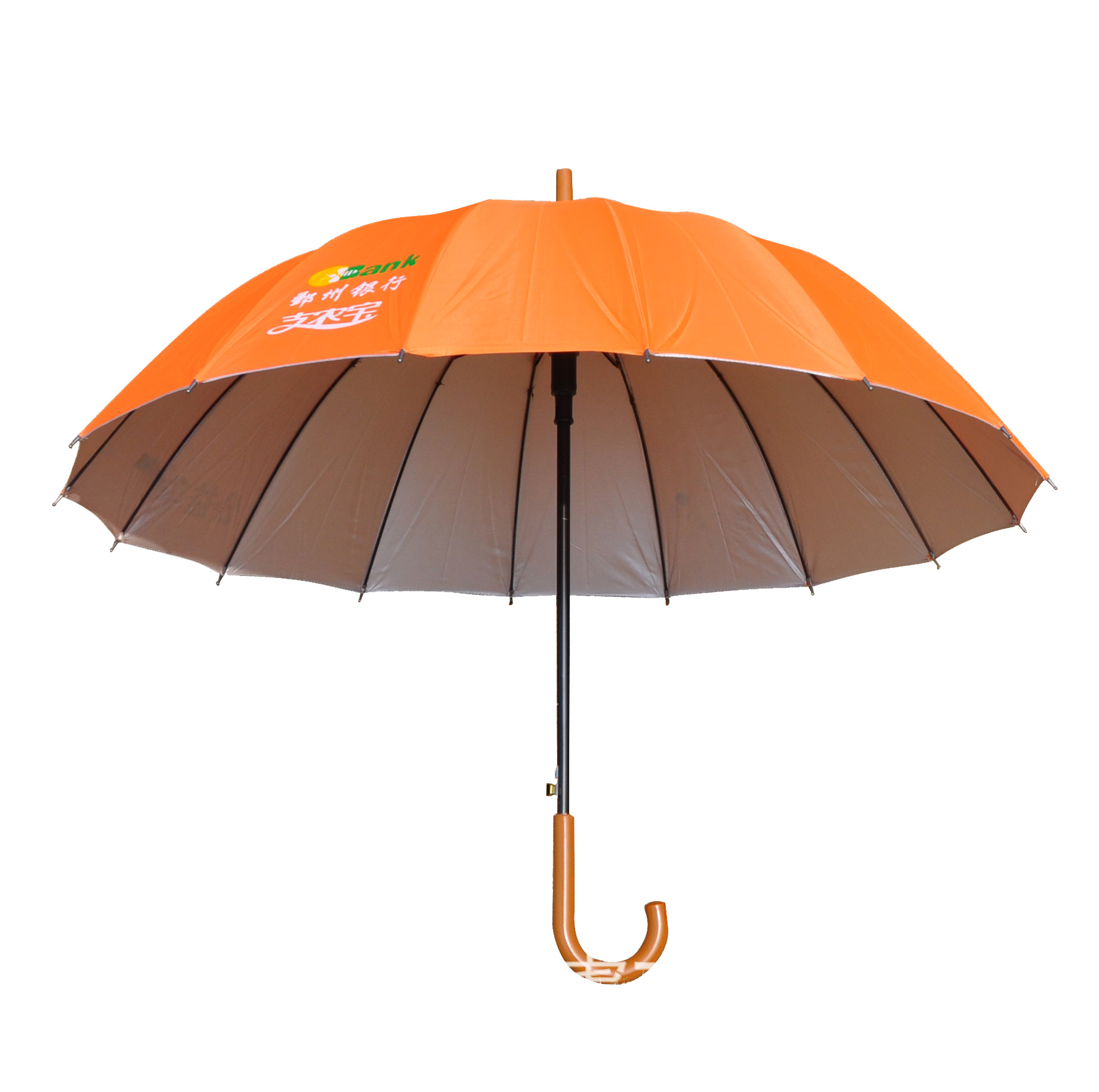高档16骨防晒广告伞/厂家定做银行雨伞/伞形漂亮礼品雨伞