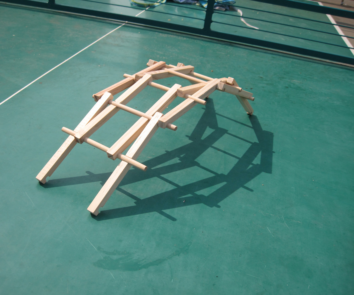 小制作 倍力桥 石拱桥 物理实验 diy 木制 拼装模型 小发明材料