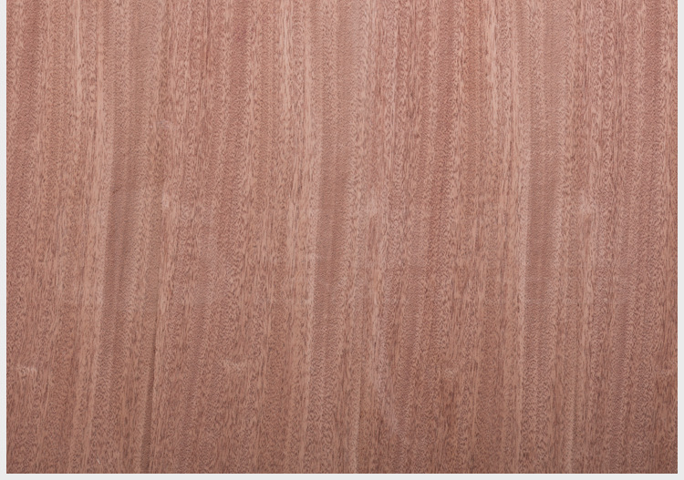 非洲天然桃花芯木皮直纹饰面板高密度板 按需要定制基板贴面加工