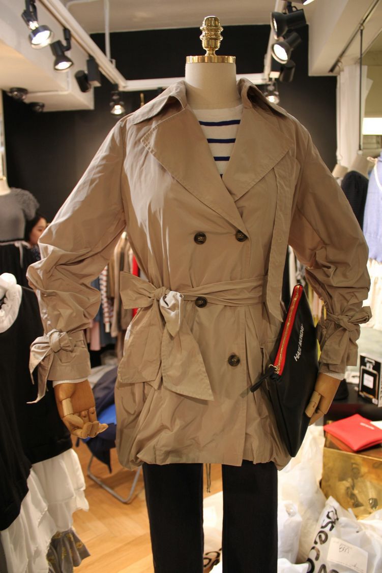 韩国代购女装正品 东大门服装城ol通勤气质 风衣外套 h03080870