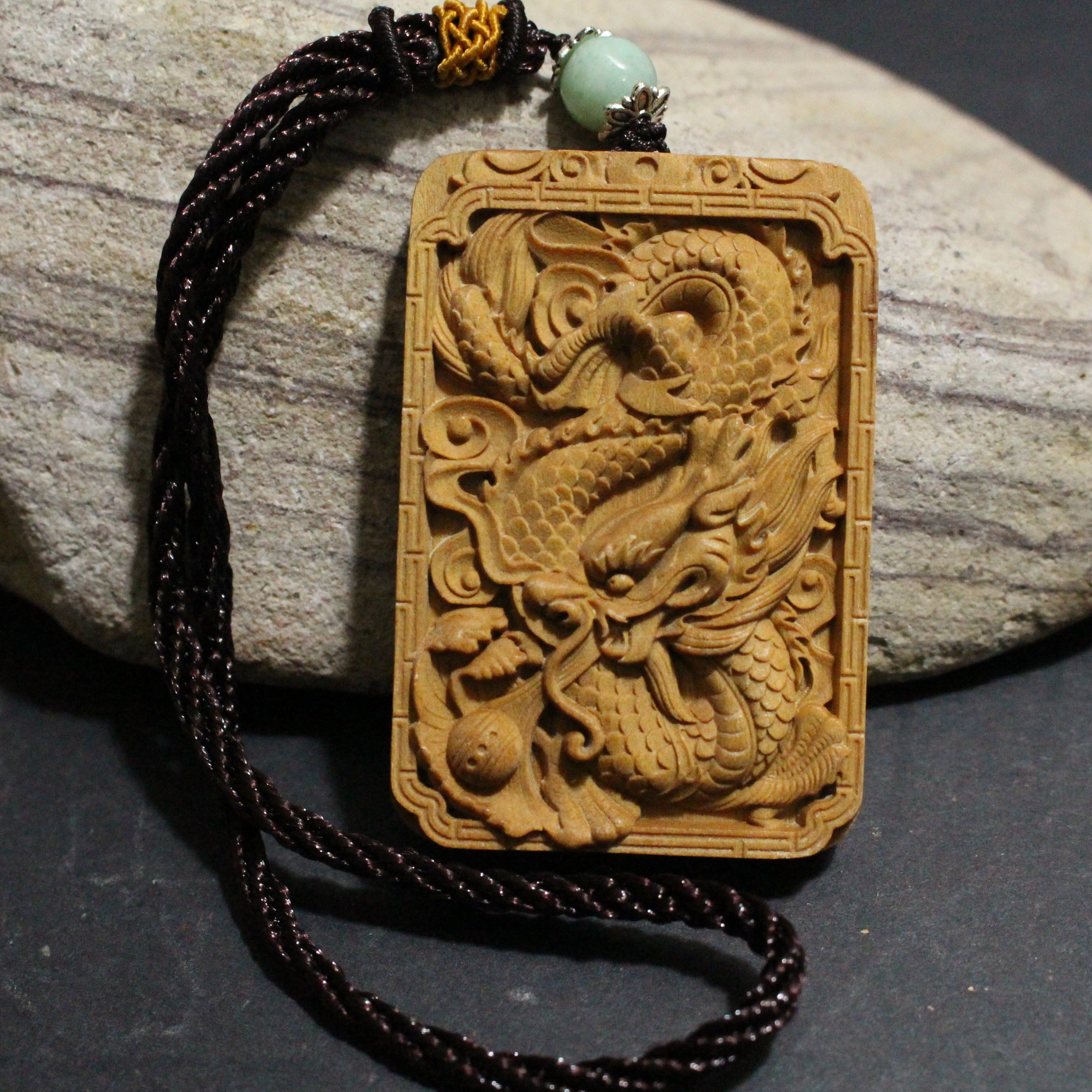 厂家直销 印度老山檀香高油精工雕刻打磨四六挂牌龙牌 假一赔十