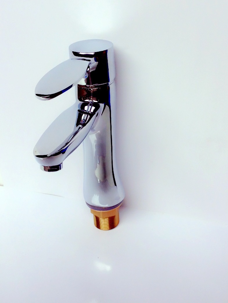 水暖五金供应 独特造型脸盆龙头 优质全铜水龙头 双联抬启式龙头