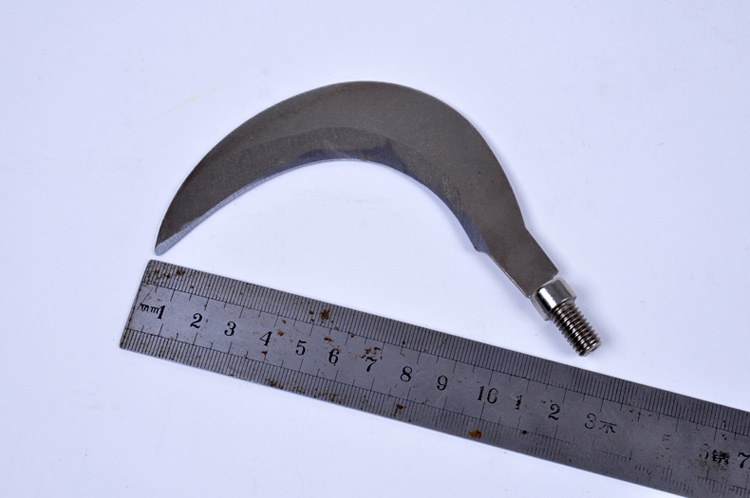 26919【不锈钢割草弯刀】水草镰刀野池塘钓鱼刀渔具批发厂家直销