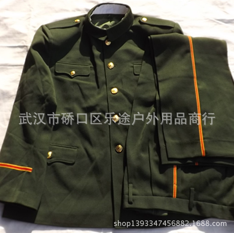 正品庫存87武校冬常服,馬褲呢軍官冬常服/演出服/有紀念價值