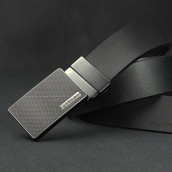 ok皮带真皮男平滑扣牛仔腰带 平板扣新潮牛皮皮带批发 分销