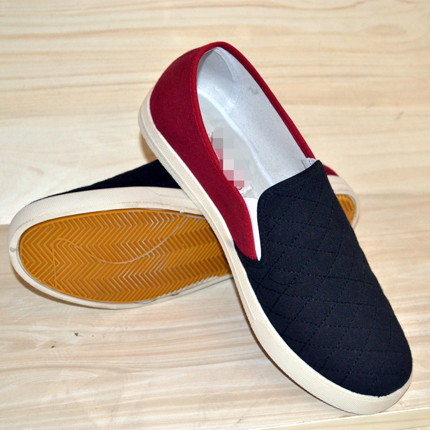 厂家直销2015新款老北京工艺英伦风格休闲舒适养生布鞋