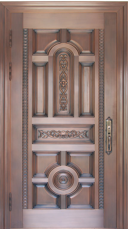 高档小区防盗铜门