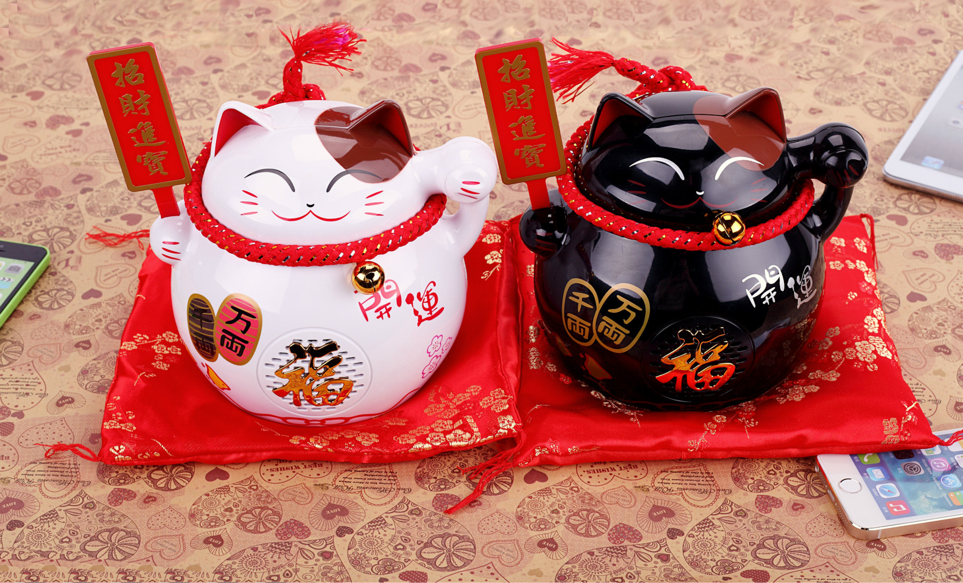 迈开招财猫无线音响,新款迷你蓝牙音箱,mk510bt工厂专利货源