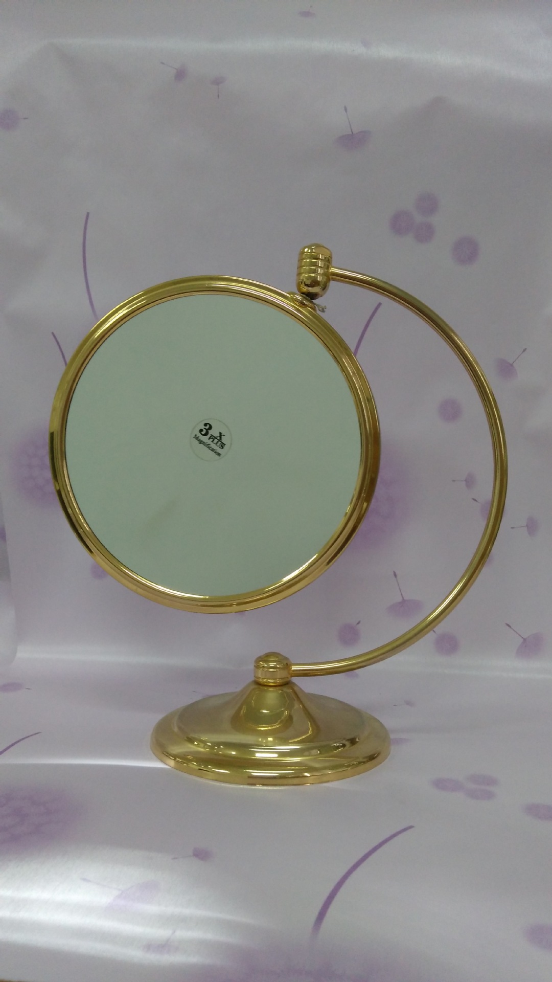 健康,个人护理,美容 美容化妆用具 化妆镜/镜子 高档金属化妆镜金色