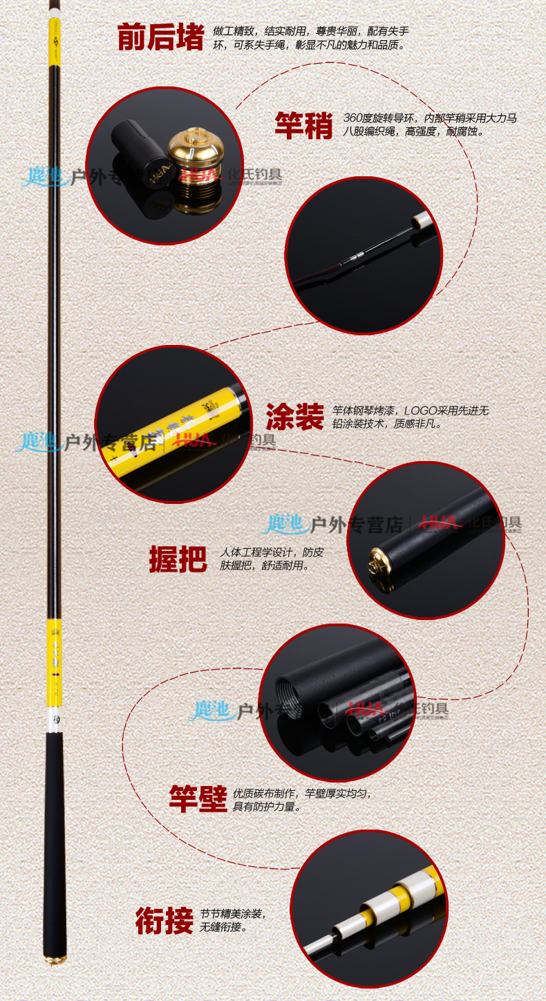 运动户外 垂钓用品 鱼竿 化氏龙纹鲤旗舰版   上一个 下一个> 举报