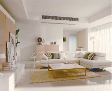 志高大3p薄型风管机客厅专用中央空调