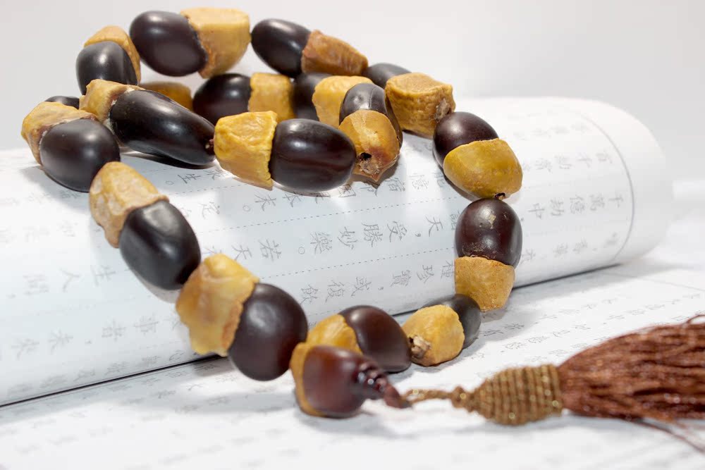 辟邪用品/天然缅甸茄子菩提子手珠手串/驱魔辟邪/镇宅护身念珠