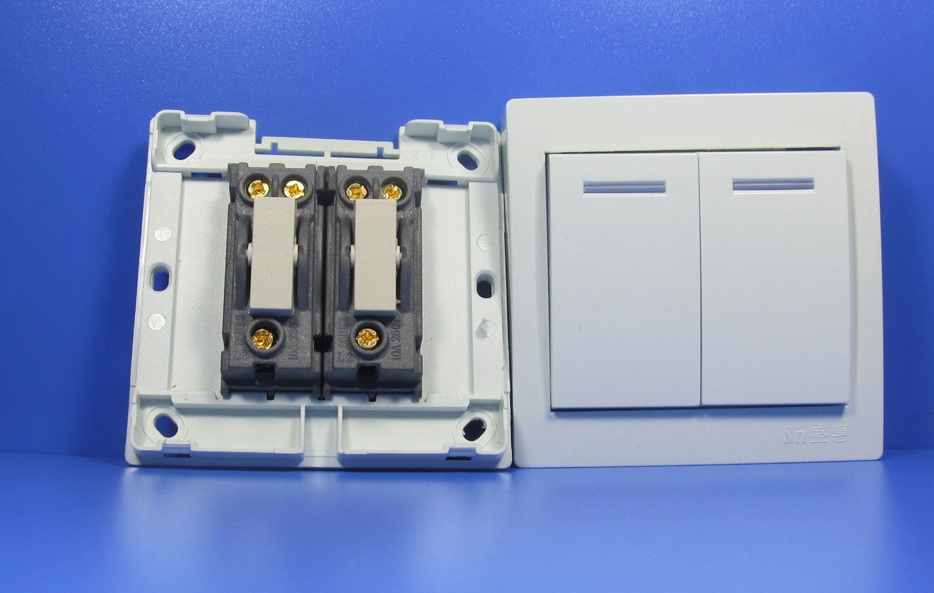 明装墙壁开关 二位单双控开关