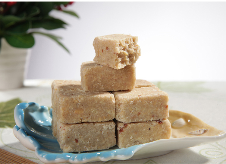 厂家直销 开封特产 传统糕点 盐口味花生糕 休闲食品 280g装