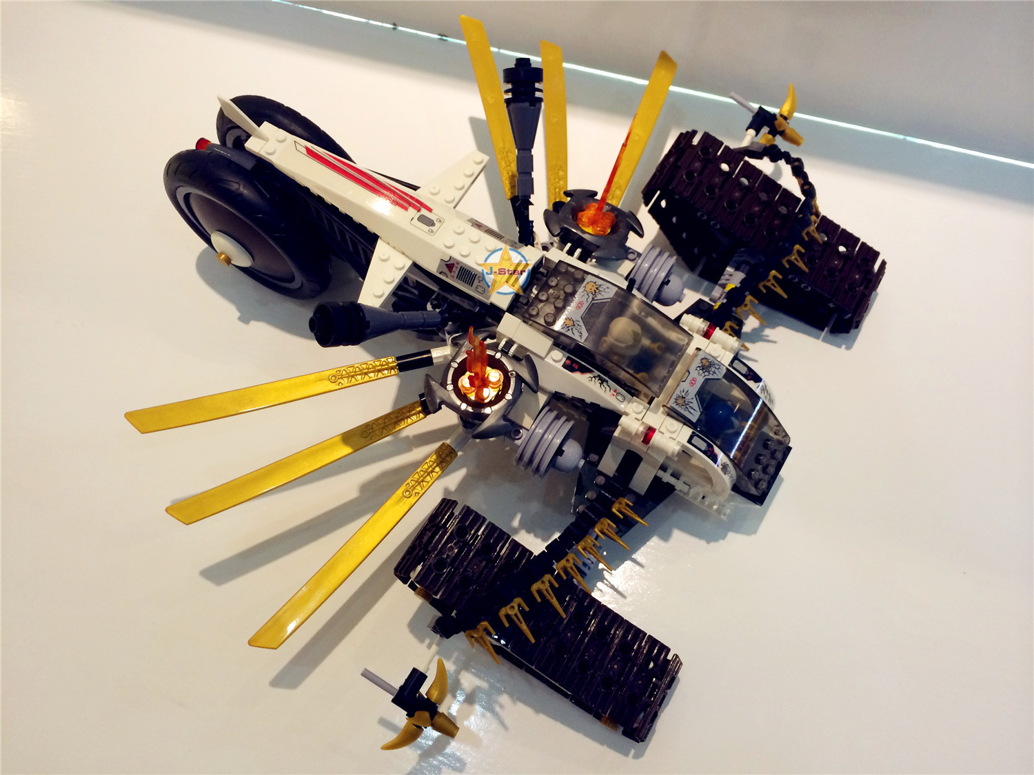 博乐正品拼装积木 神兽传奇忍者系列 追击手9788 澄海玩具批发