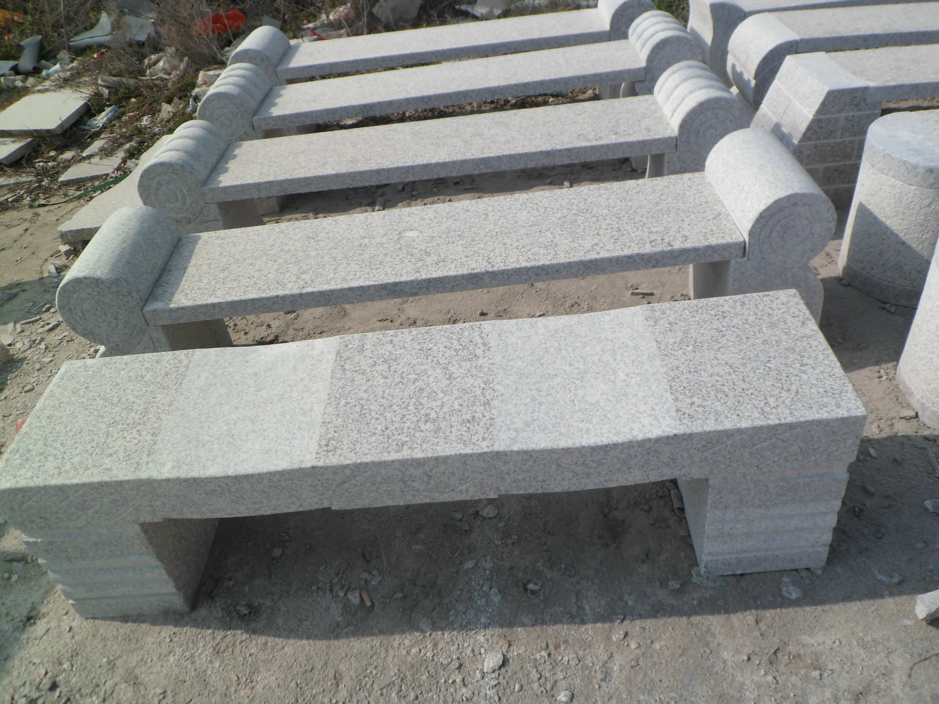 浙江杭州供应批发石雕长条凳 公园石凳/园林景观长条凳/来图定制加工