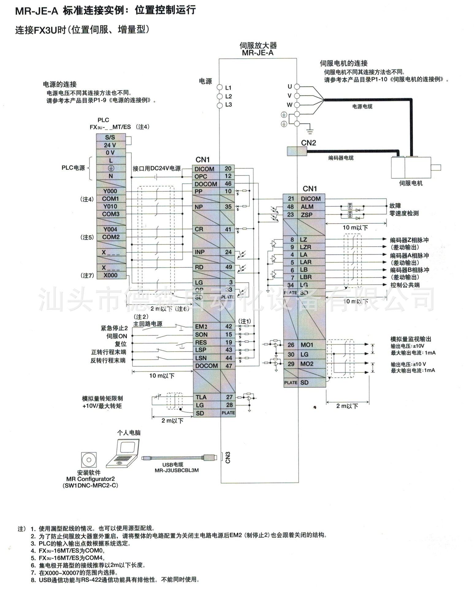 原装正品三菱伺服 全套特价 电机hf-kn73j-s100/mr-je70a0.75kw