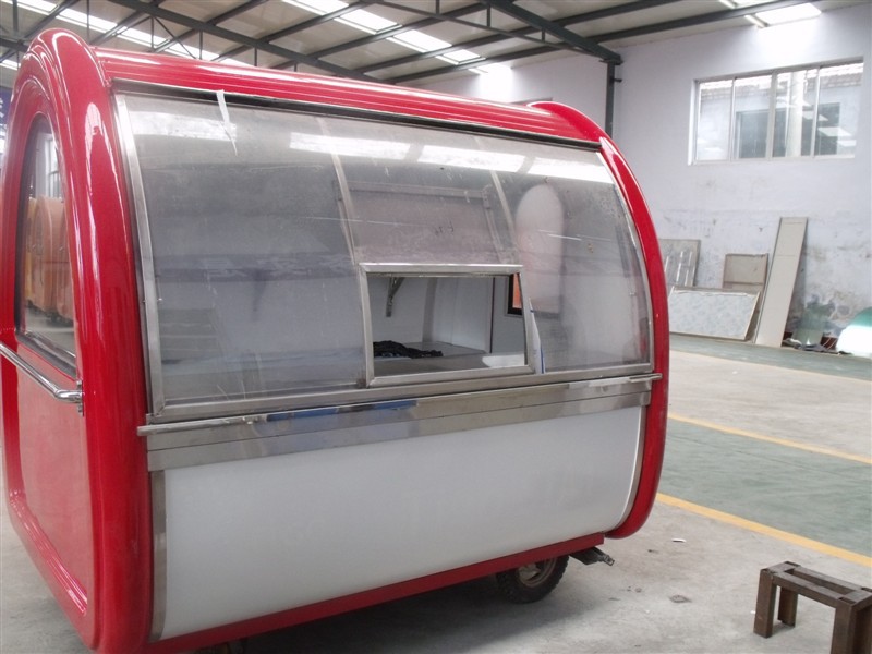 供应手推式美食车房车移动餐车