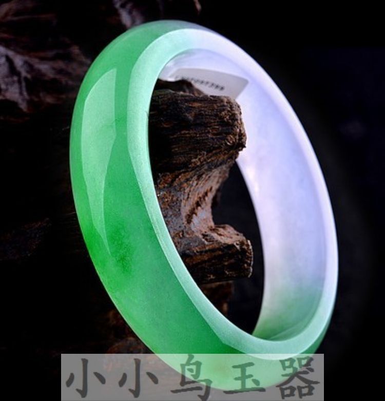 高仿缅甸翡翠冰种半翠紫罗兰手镯 翡翠手镯批发 玉石直销促销款