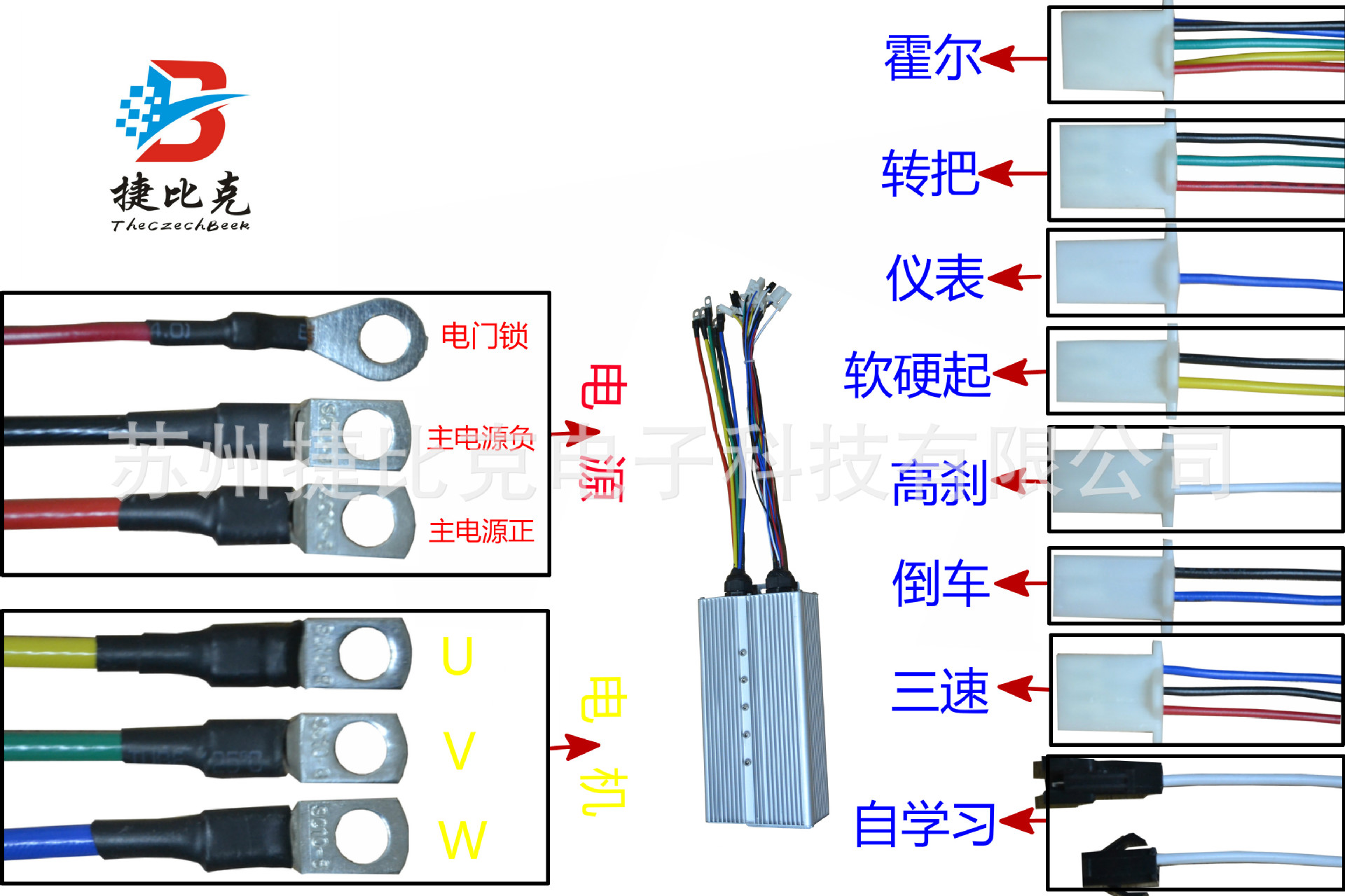 24管控制器接线图图片