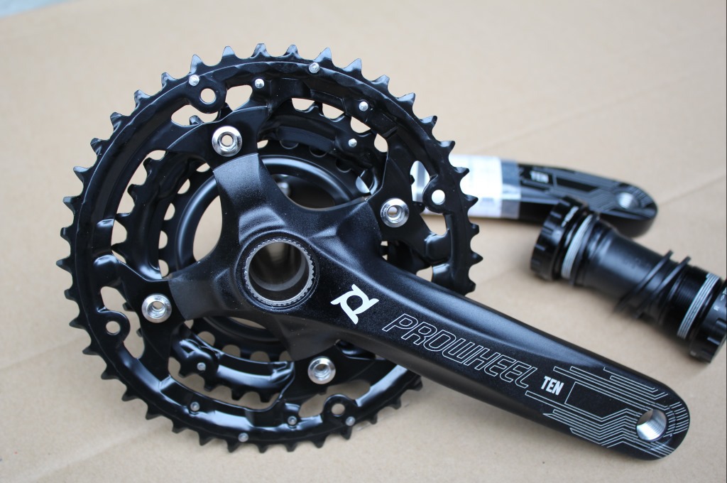 正品浩盟601-ten 10速一体中空牙盘 自行车山地车30速牙盘